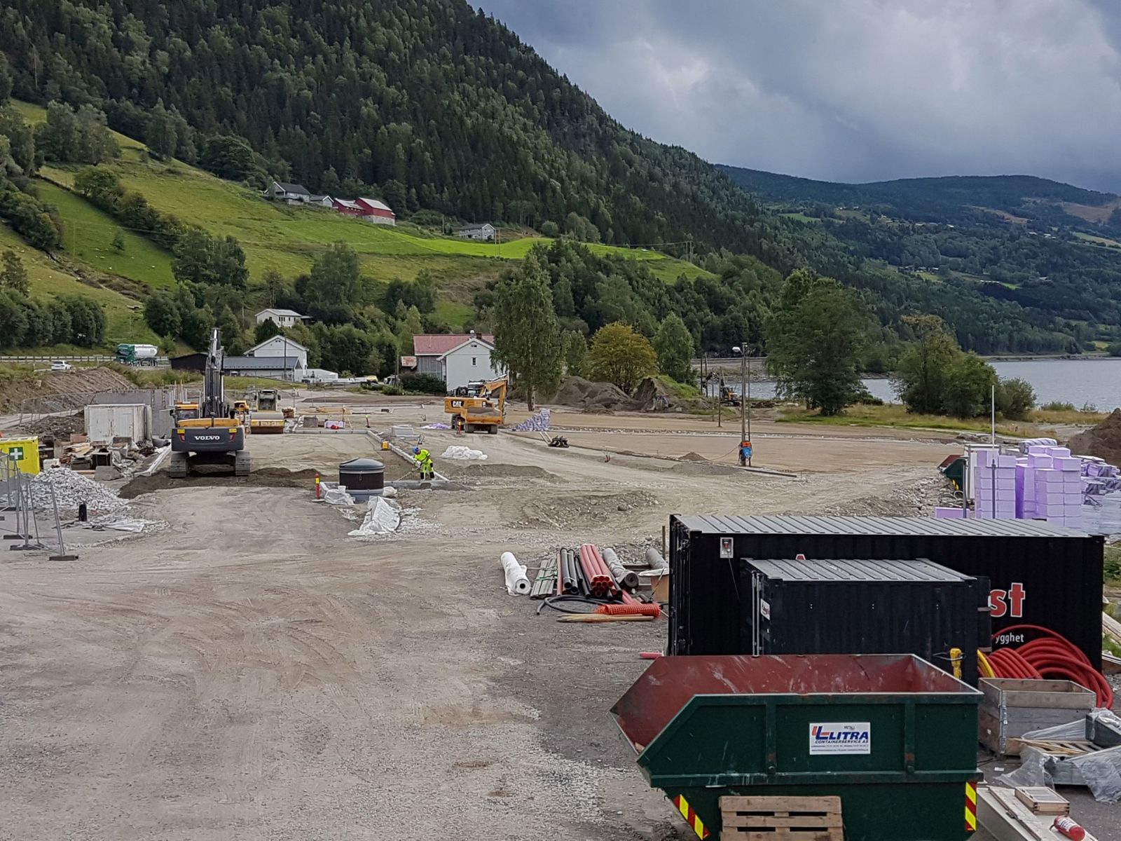Kø Rekke 17300 Krekke rasteplass | Anlegg Øst Entreprenør